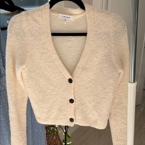 Frame Cardigan white